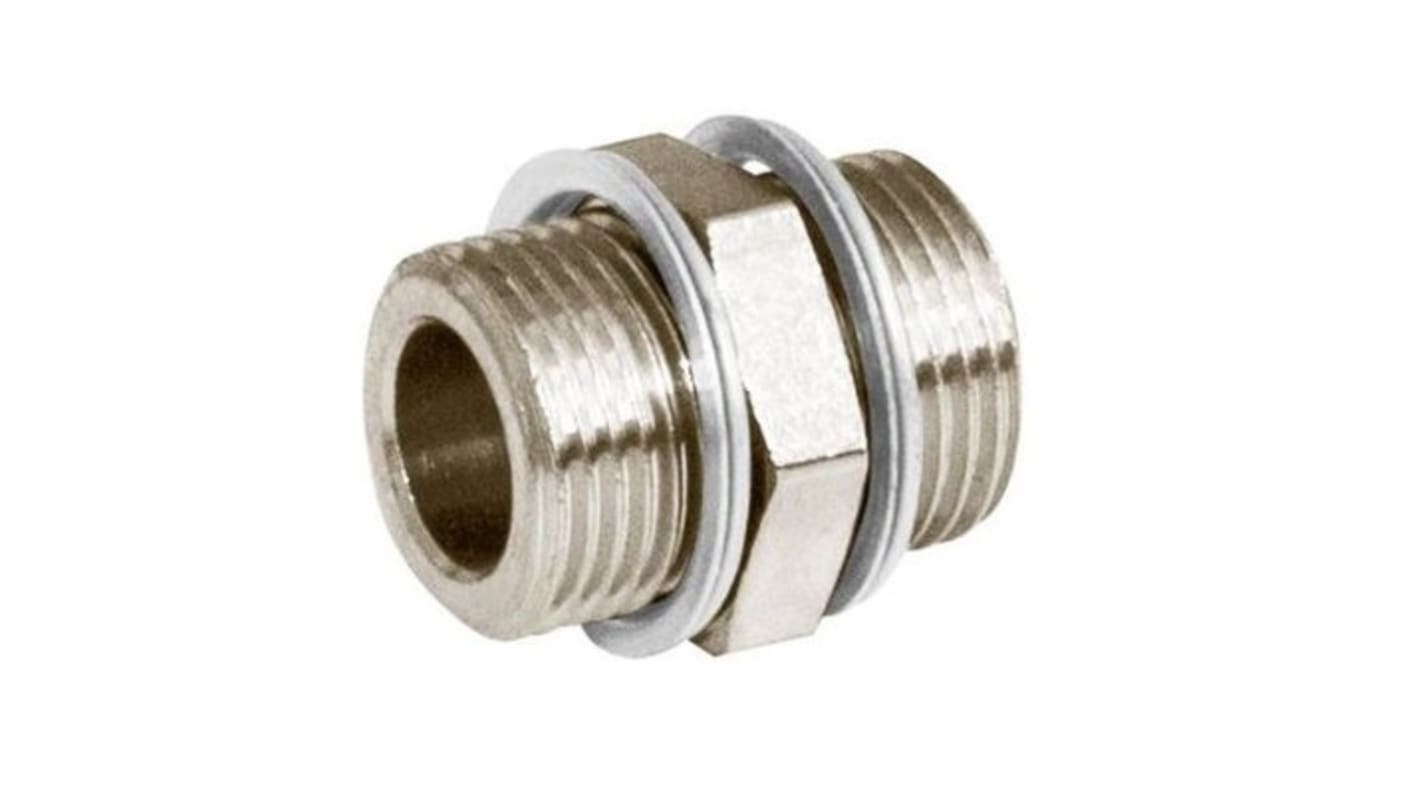 IMI Norgren 16 Series Straight Threaded Adaptor, G 3/8 Male to G 3/8 Male