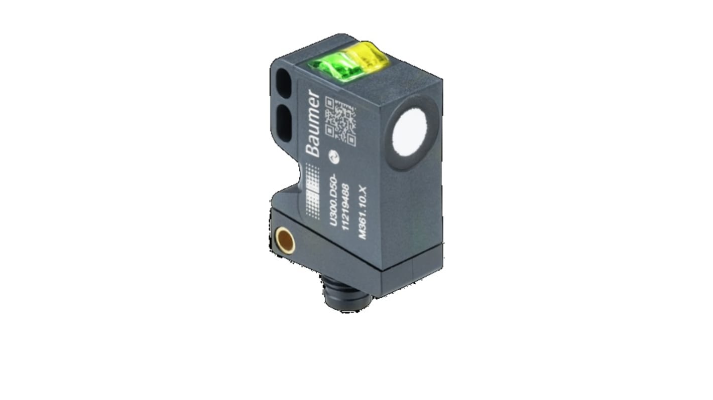 Baumer Distance Distance Sensor, Block Sensor, 15 mm → 500 mm Detection Range IO-LINK