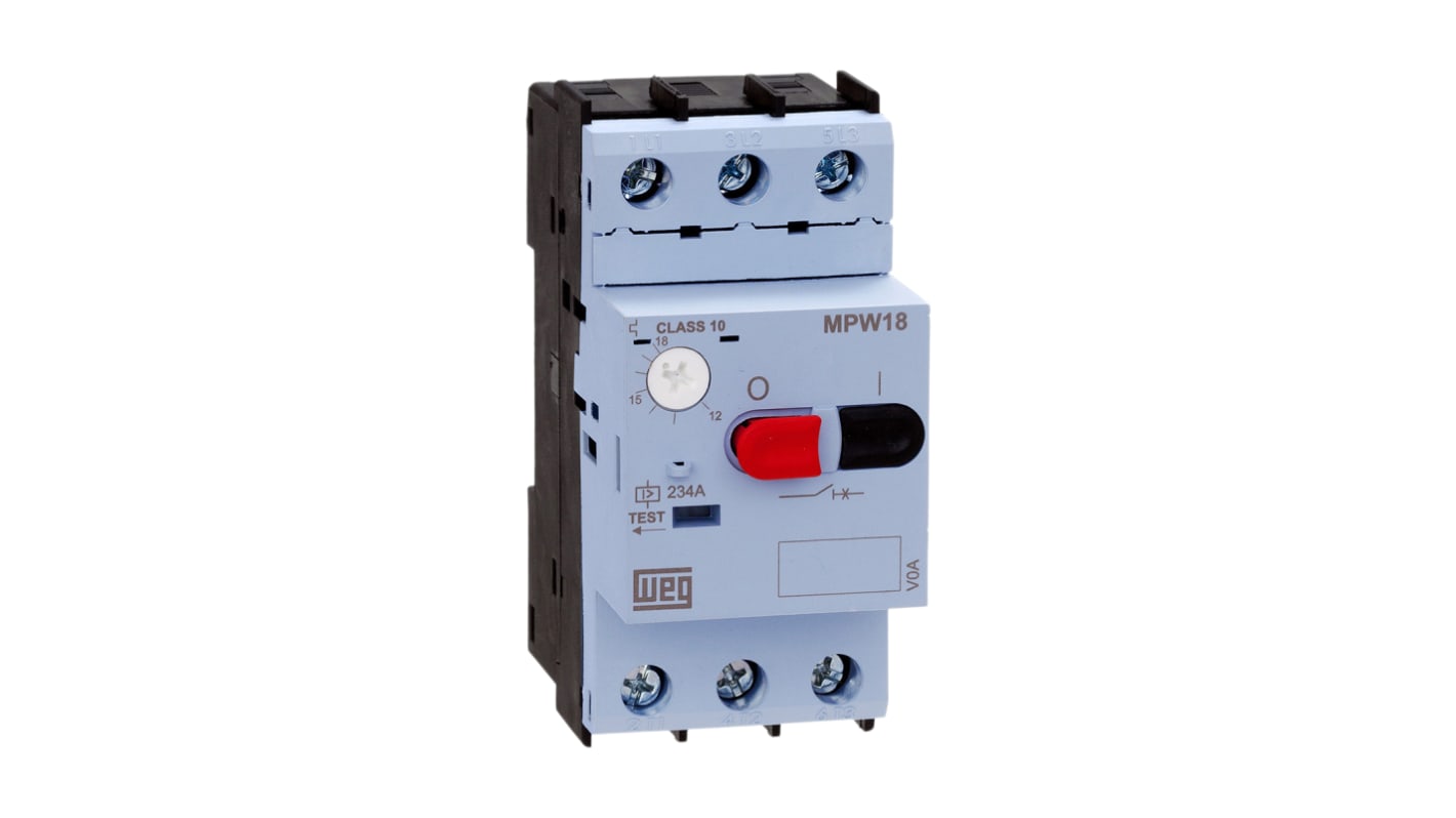 WEG 1 → 1.6 A Motor Protection Circuit Breaker
