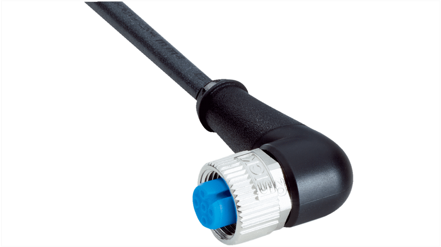 Female 4 way M12 to Unterminated Sensor Actuator Cable, 20m