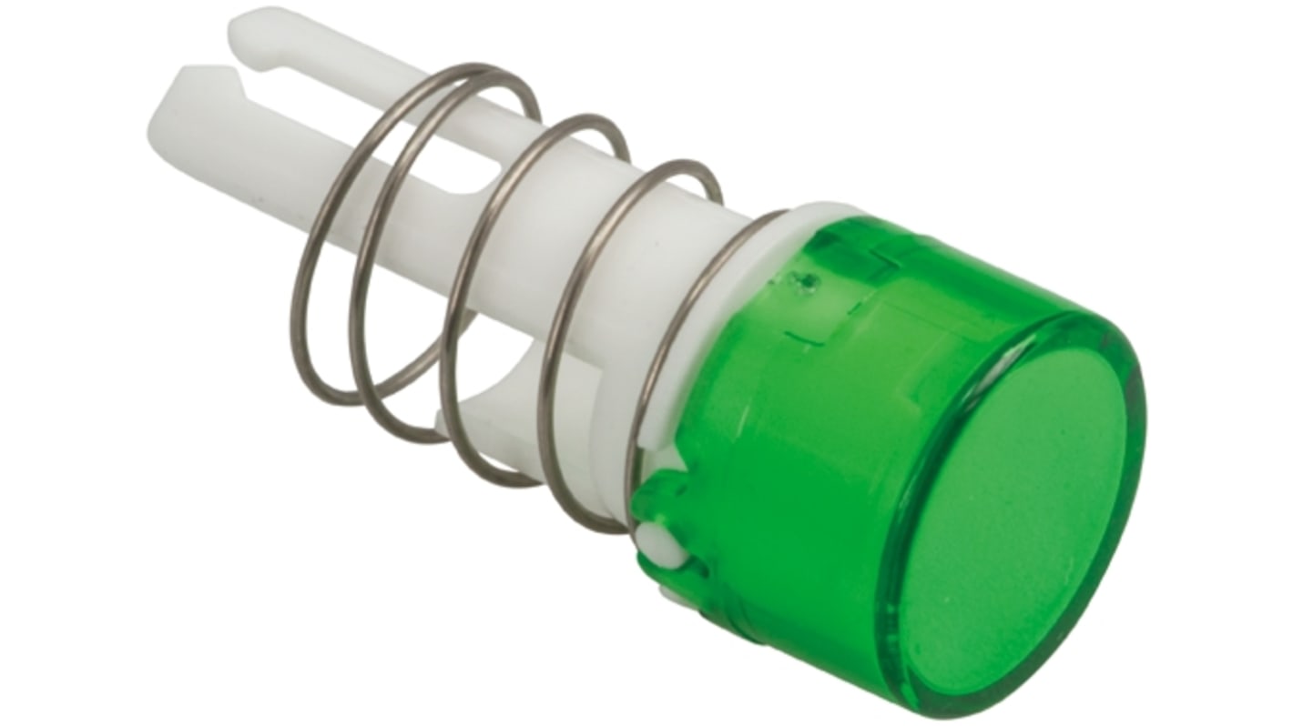 Green Round Push Button Lens for use with A8 Series