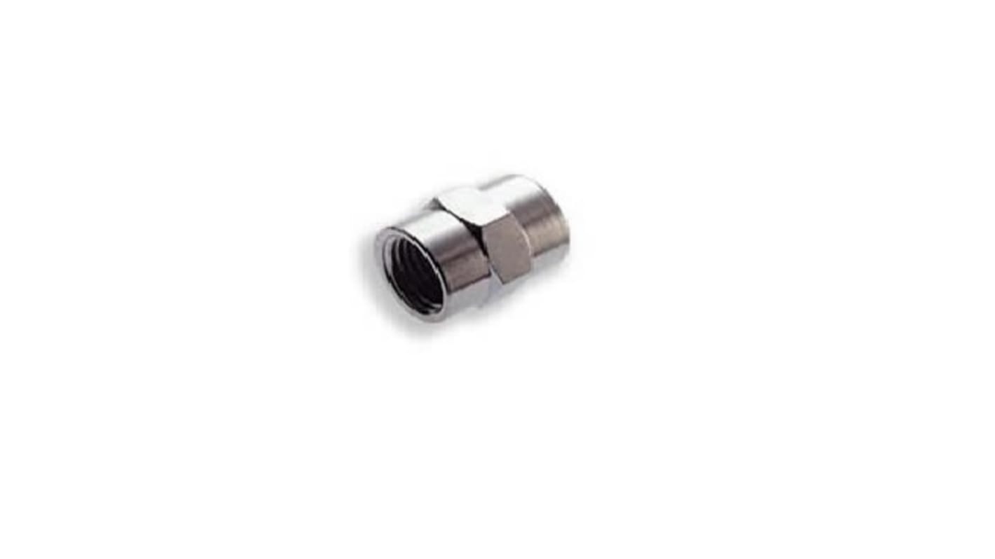 IMI Norgren 16 Series Straight Threaded Adaptor, G 1/4 Female to G 1/4 Female, Threaded Connection Style