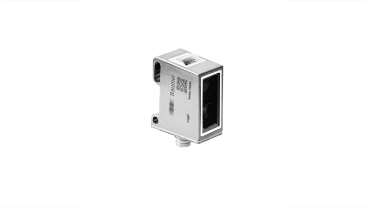 Baumer Diffuse Photoelectric Sensor, Block Sensor, 200 mm Detection Range