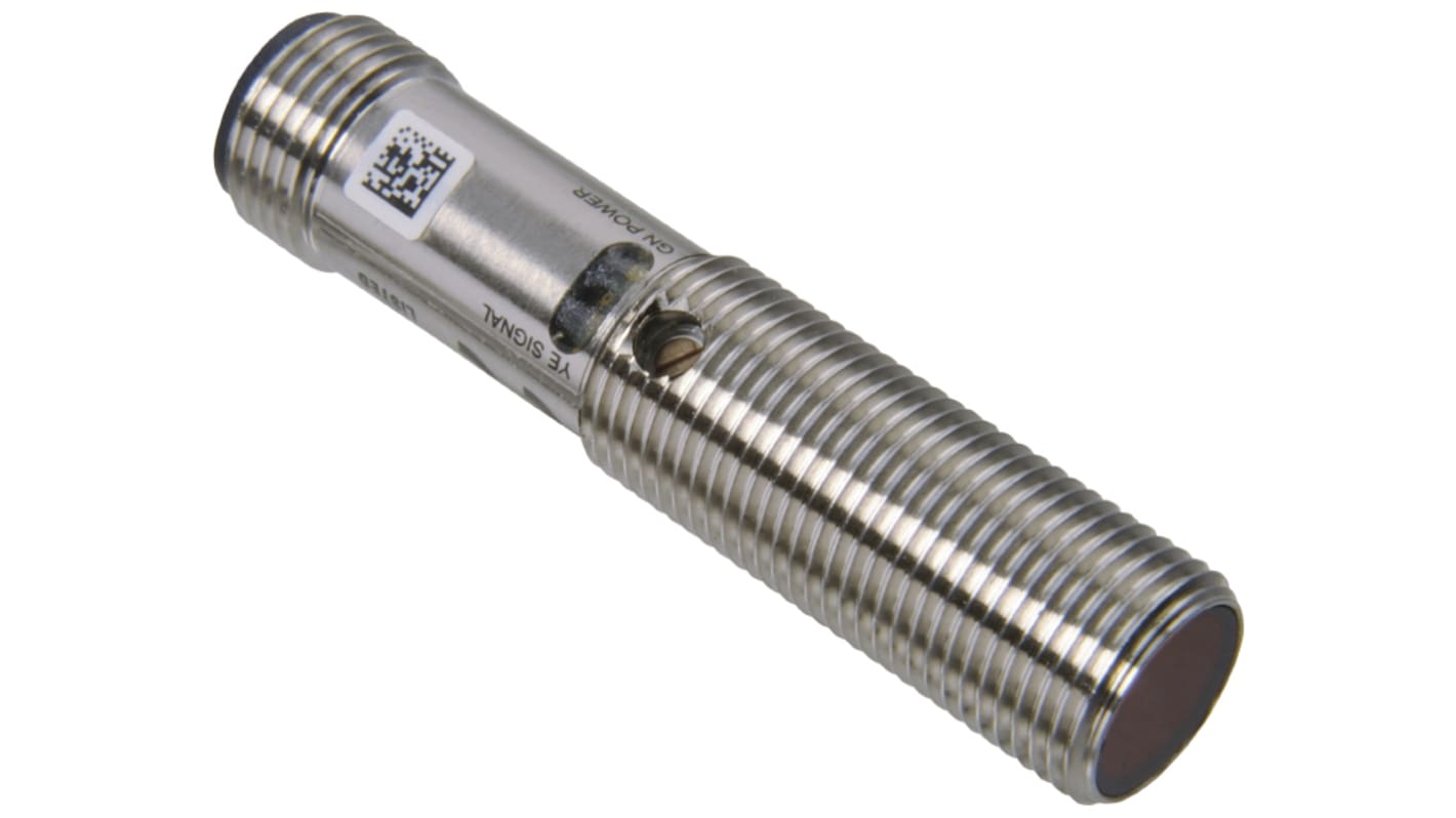 Pepperl + Fuchs Diffuse Photoelectric Sensor, Barrel Sensor, 0 → 300 mm Detection Range