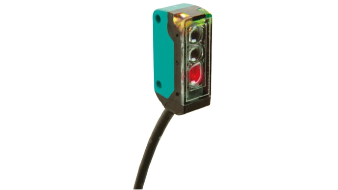 Pepperl + Fuchs Background Suppression Photoelectric Sensor, Block Sensor, 3 mm → 50 mm Detection Range