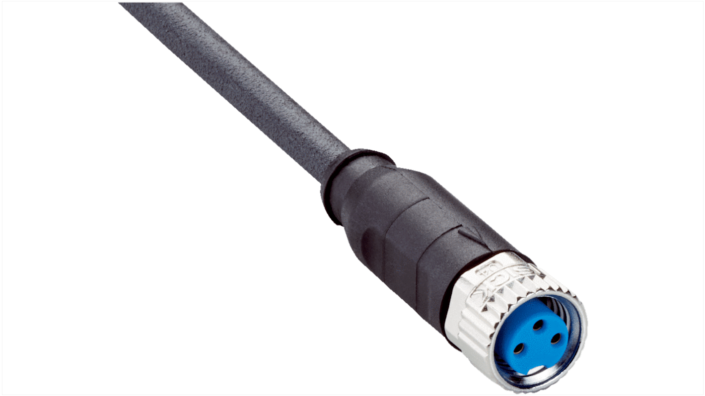 Female 3 way M8 to Unterminated Sensor Actuator Cable, 3m