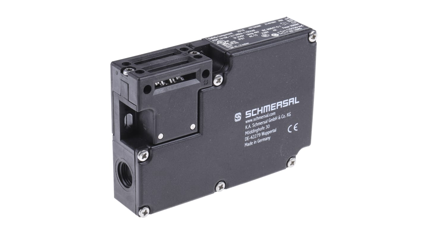 Schmersal AZM 161 Series Solenoid Interlock Switch, Power to Lock, 110 V ac, 230 V ac, 2NC/1NO