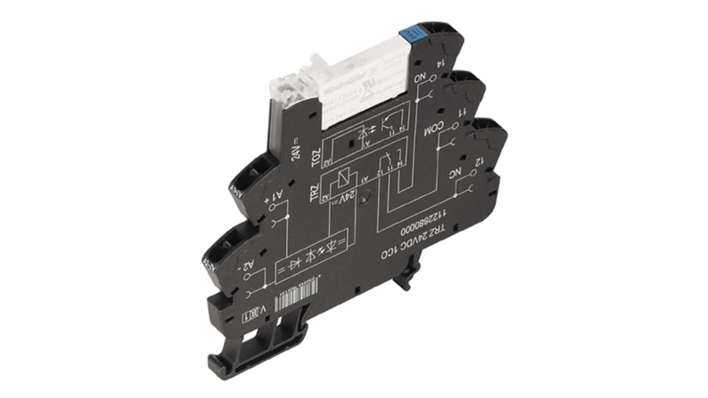 Weidmuller  DIN Rail Mount Interface Relay, 24 → 230V ac/dc Coil, SPDT