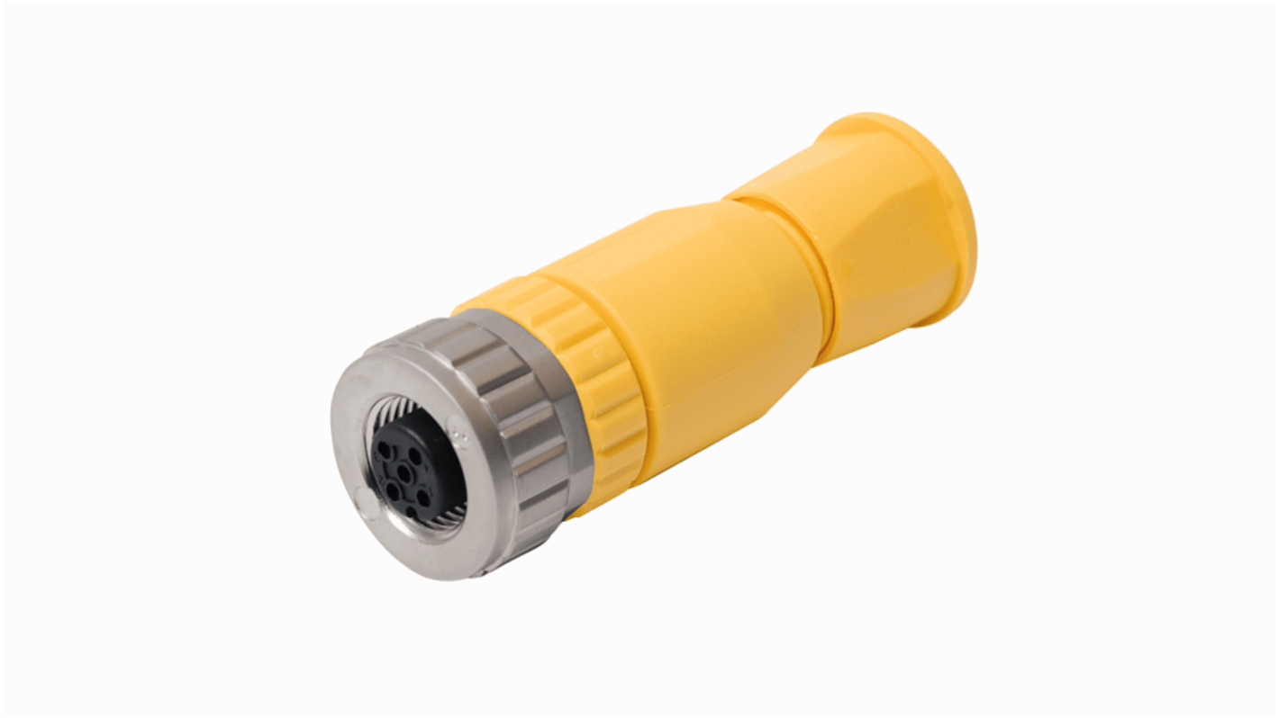 Turck Circular Connector, 5 Contacts, Cable Mount, M12 Connector, Socket