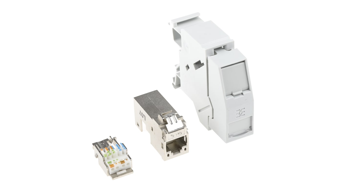 Weidmuller 8-Contact Interface Module, IDC, RJ45 Connector, DIN Rail Mount, 1A