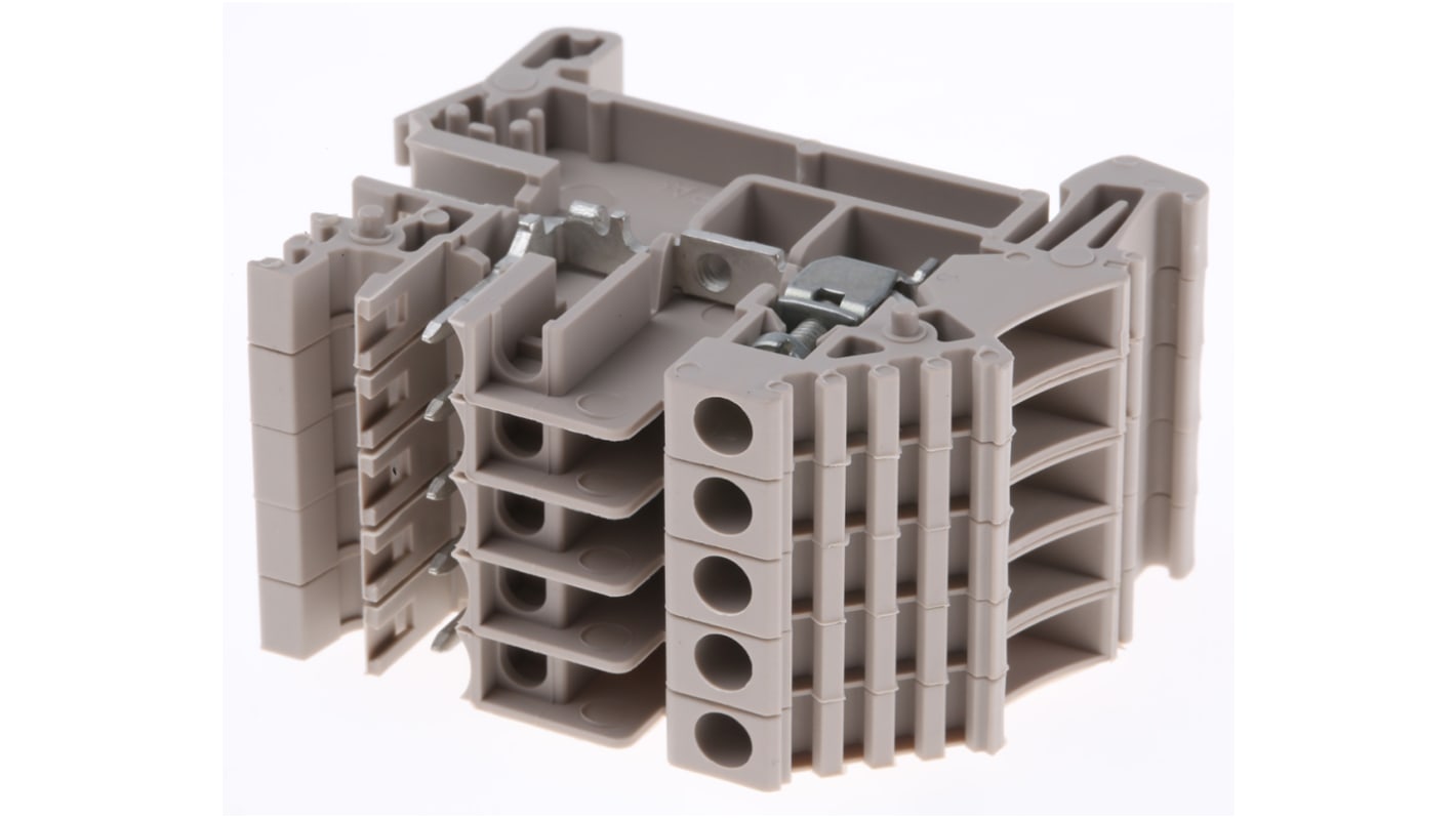 Weidmuller 1-Contact Interface Module, Clamping Yoke Connector, DIN Rail Mount, 16A