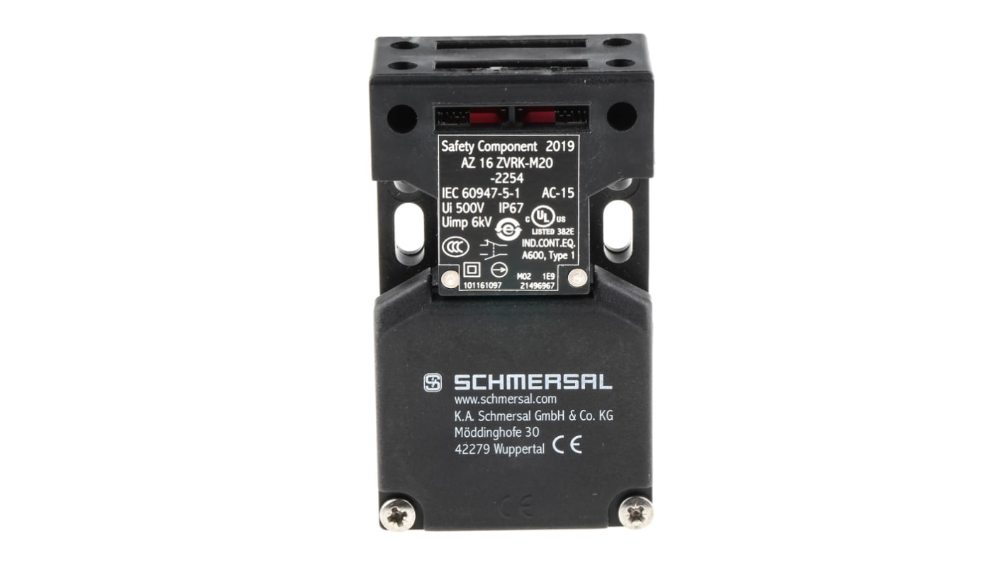Schmersal AZ16 Safety Interlock Switch, 1NC/1NO, Keyed , Glass Fibre Reinforced Thermoplastic