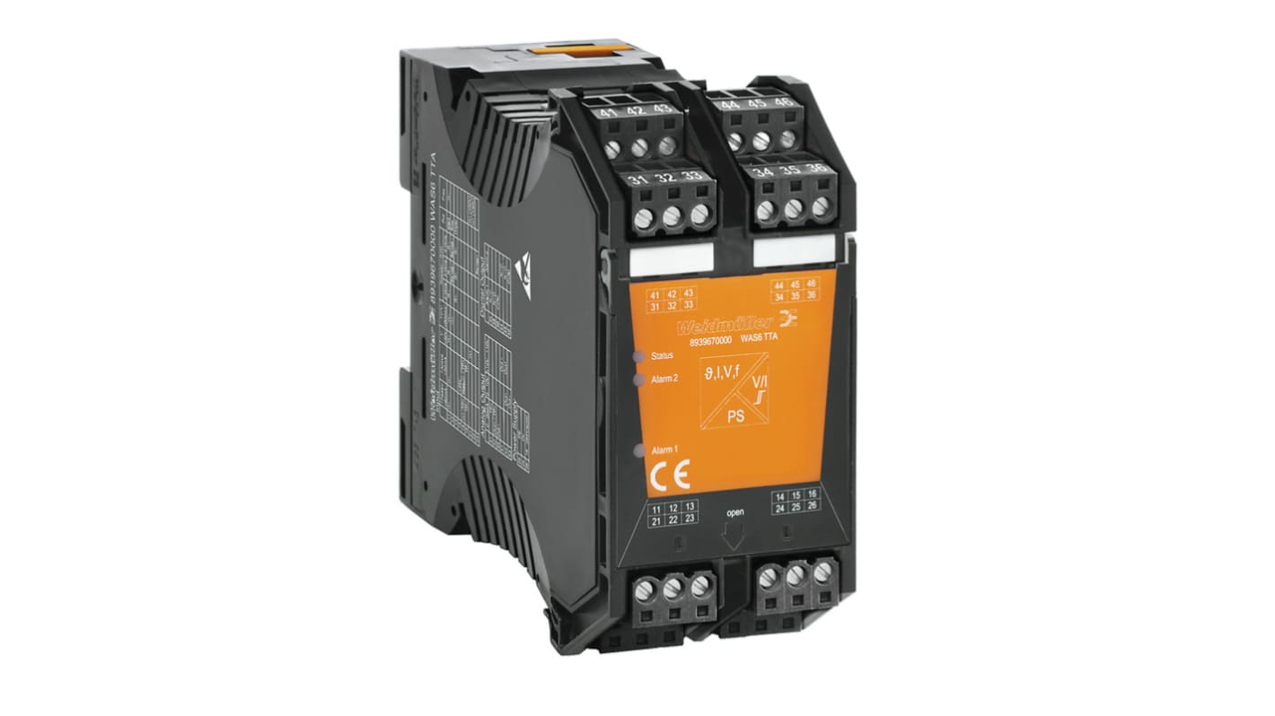 Weidmuller 8964 Series Analogue Converter, Current, Thermocouple, Voltage Input, Analogue, Relay Output