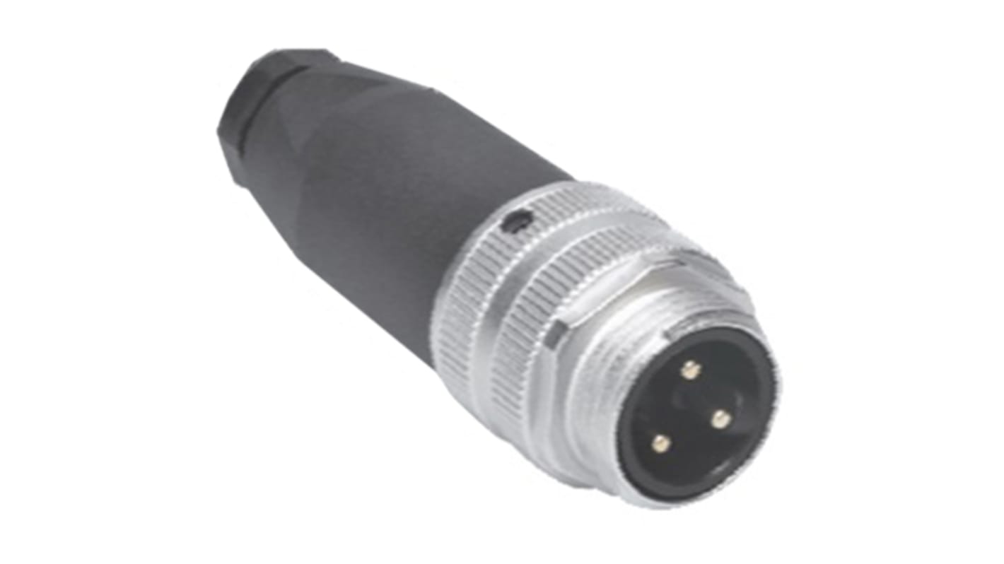 Turck Circular Connector, 5 Contacts, Cable Mount, Socket, Male, IP67, BS Series