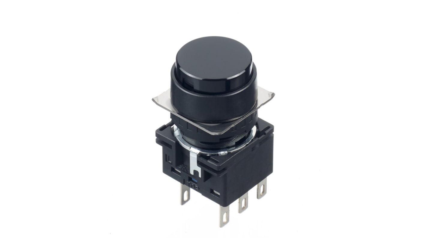 Black Round Push Button Switch