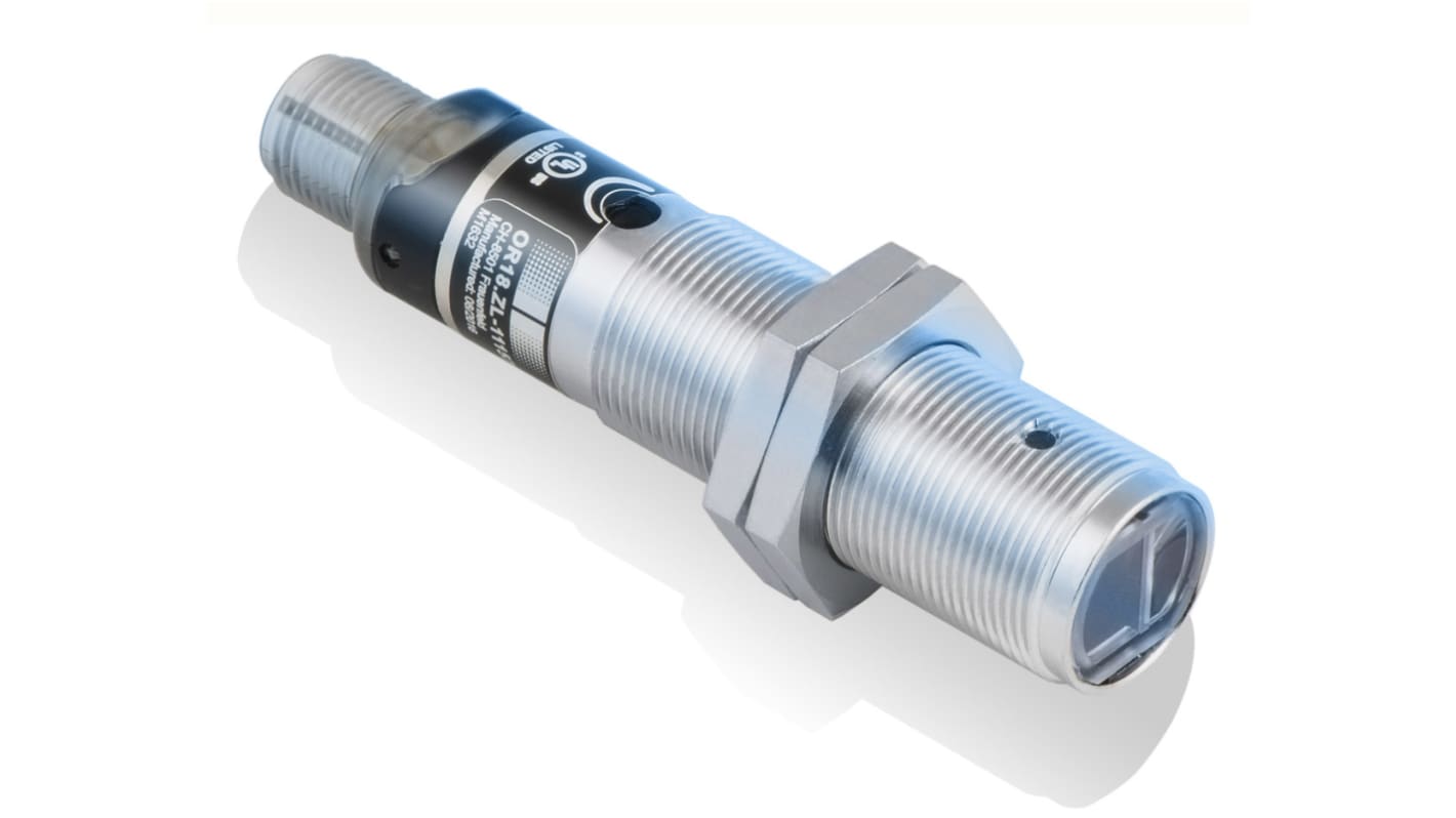 Baumer Diffuse Photoelectric Sensor, Barrel Sensor, 10 mm → 300 mm Detection Range