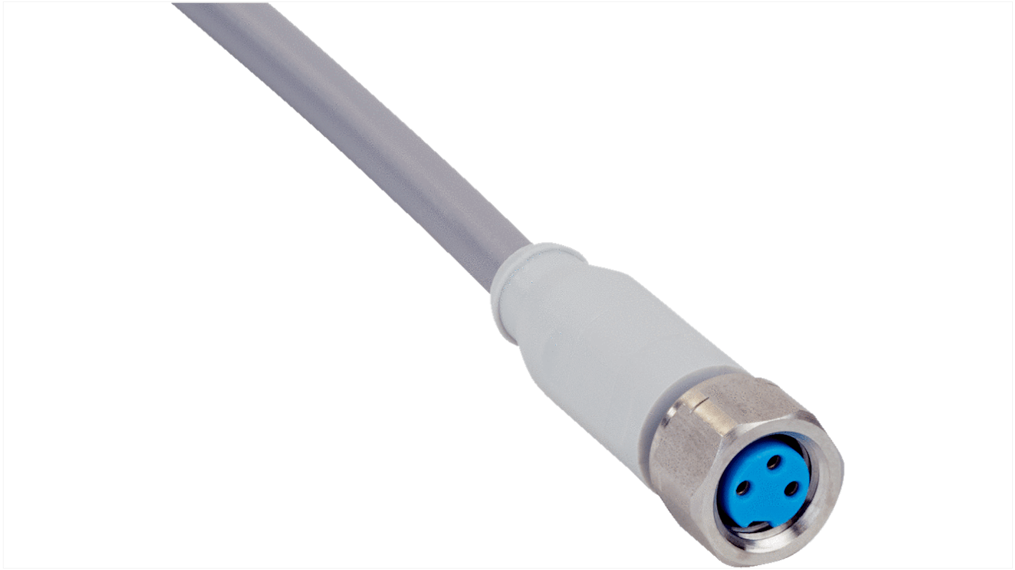 Female 3 way M8 to Unterminated Sensor Actuator Cable, 10m